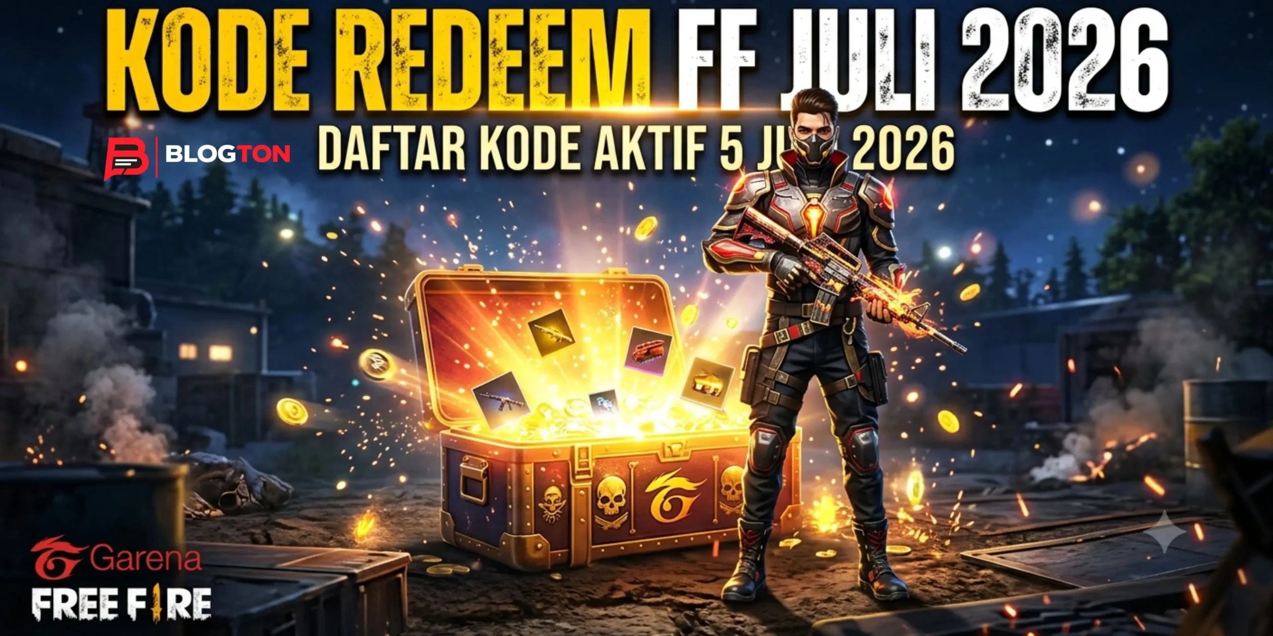Kode Redeem FF Terbaru 5 Juli 2026