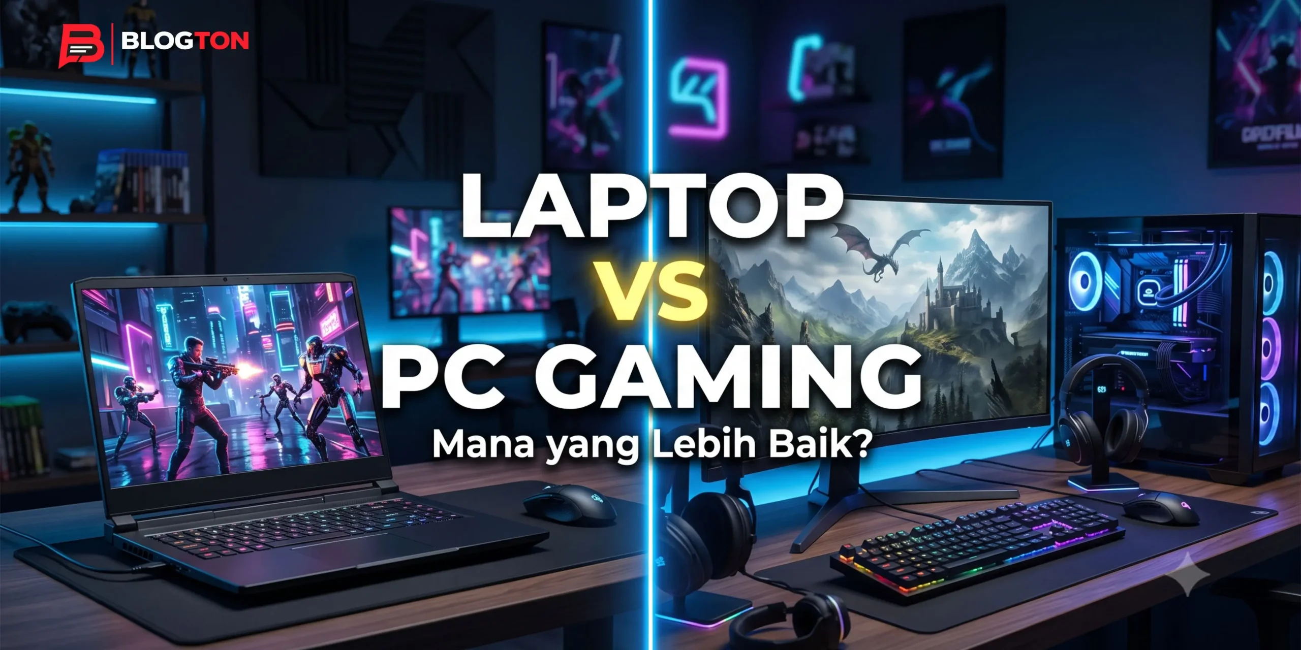 laptop gaming vs pc gaming